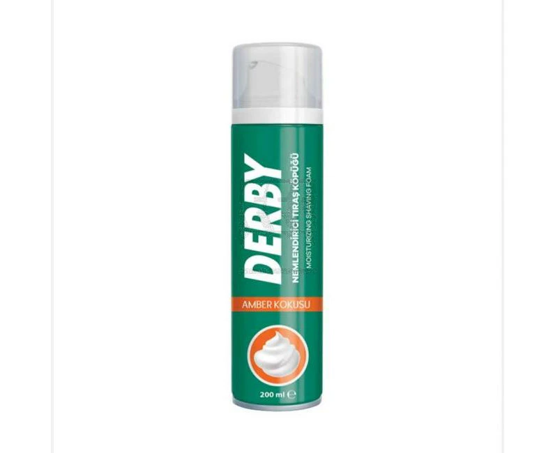 Derby Moisturising Shaving Foam 200ml - Amber