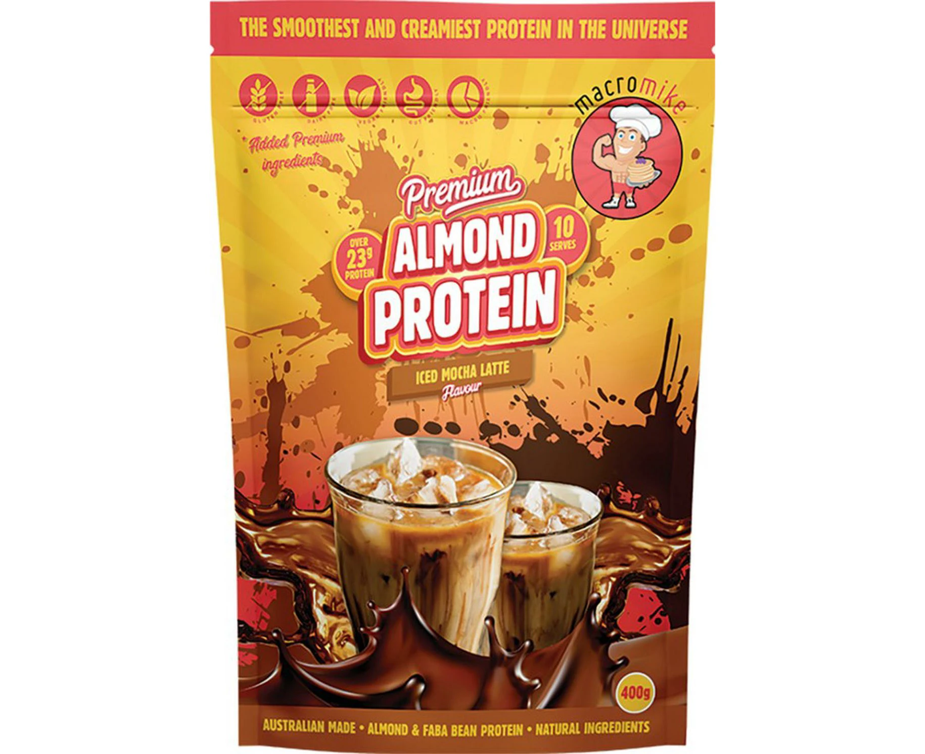 Premium Almond Protein (Iced Mocha Latte) - 400g