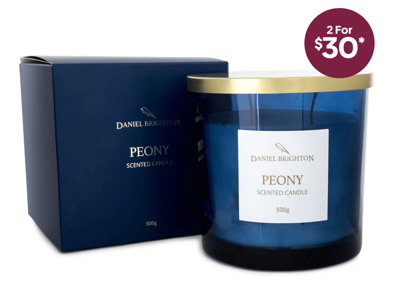 Daniel Brighton 500g Peony Everyday Scented Soy Candle