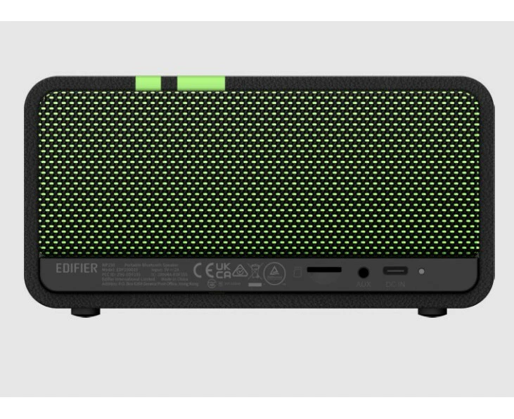 Edifier MP230 GREEN BLACK Portable Bluetooth Retro Speaker - Bluetooth 5.0, AUX, micro SD, USB Audio Streaming, 10hrs Battery Life