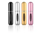 4 Pieces 5ml Perfume Atomizer Refillable Empty Travel Perfume Atomizer Mini Portable Spray Bottle With Window for On The Go