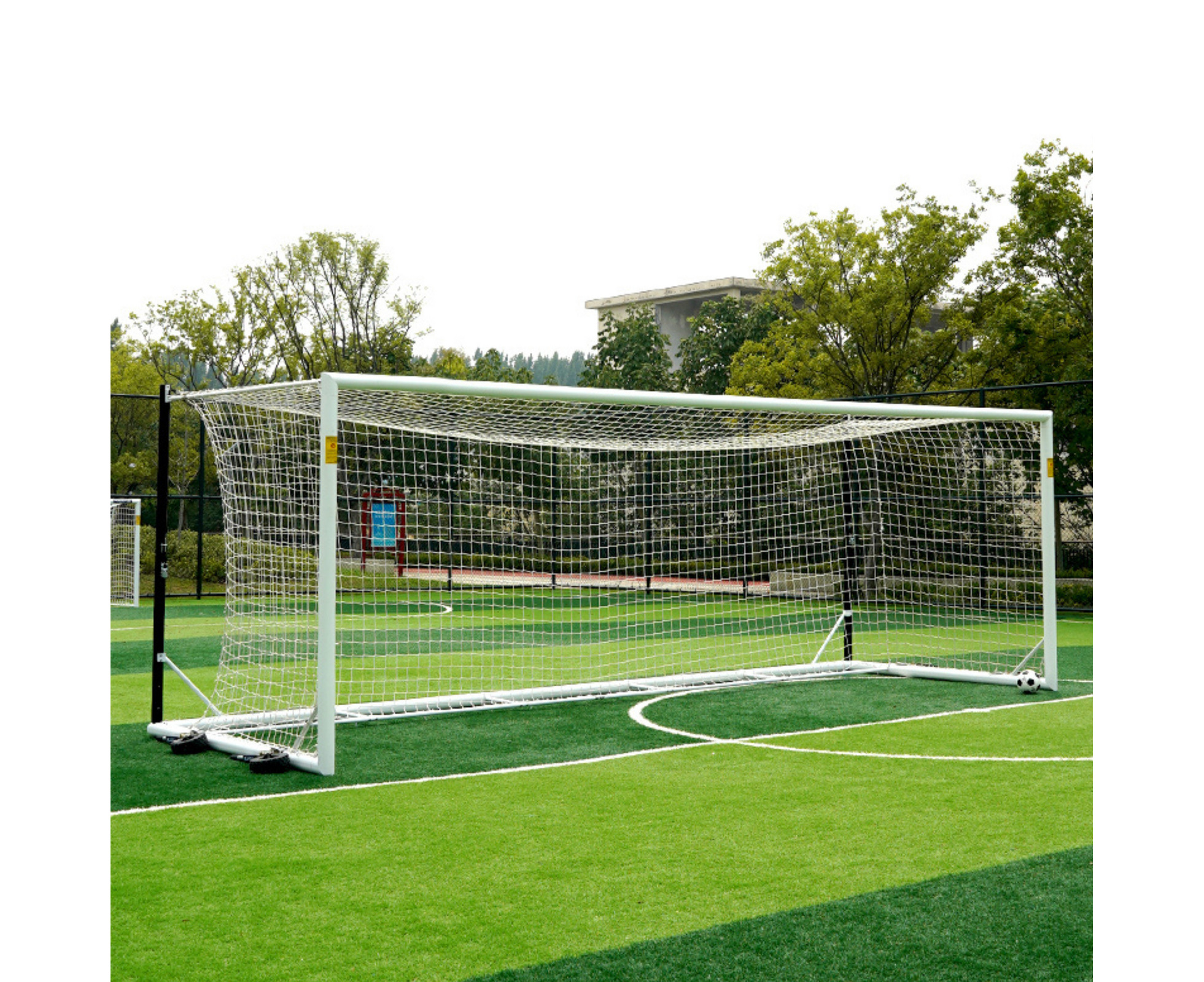 3.7m x 1.8m Cazna ALU110 Freestanding Stadium Box Soccer Goal [Goal ...