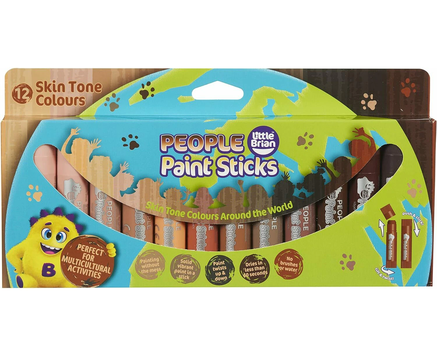 Little Brian - People Paint Sticks 12pk