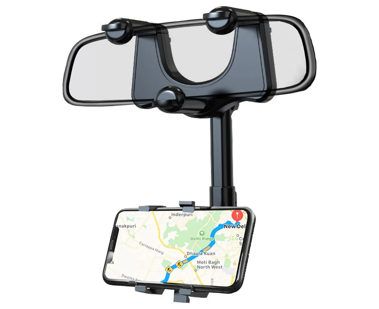 Car Phone Holder Rotatable Retractable Multifunctional Adjustable