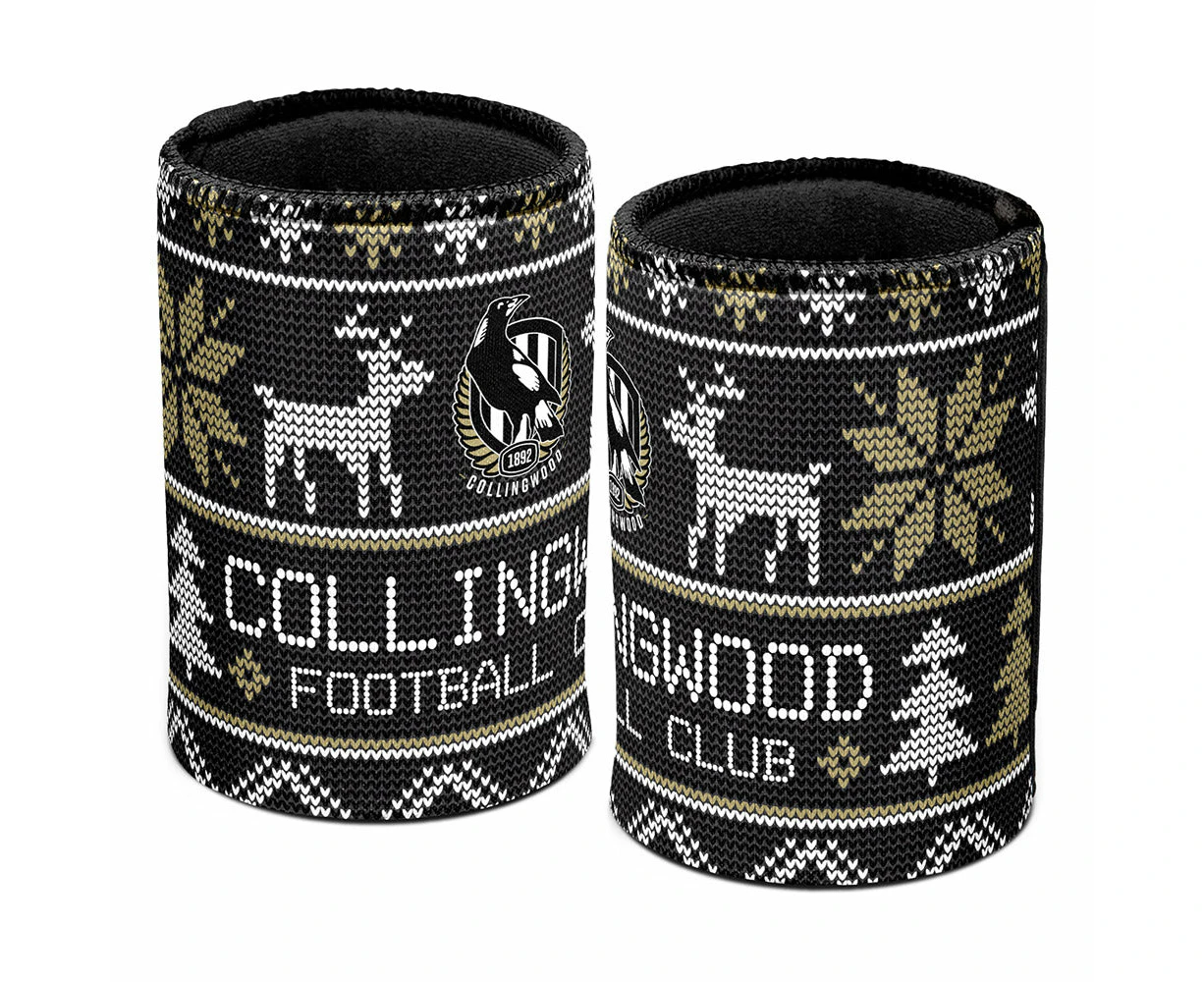 Collingwood Ugly Christmas Can Cooler