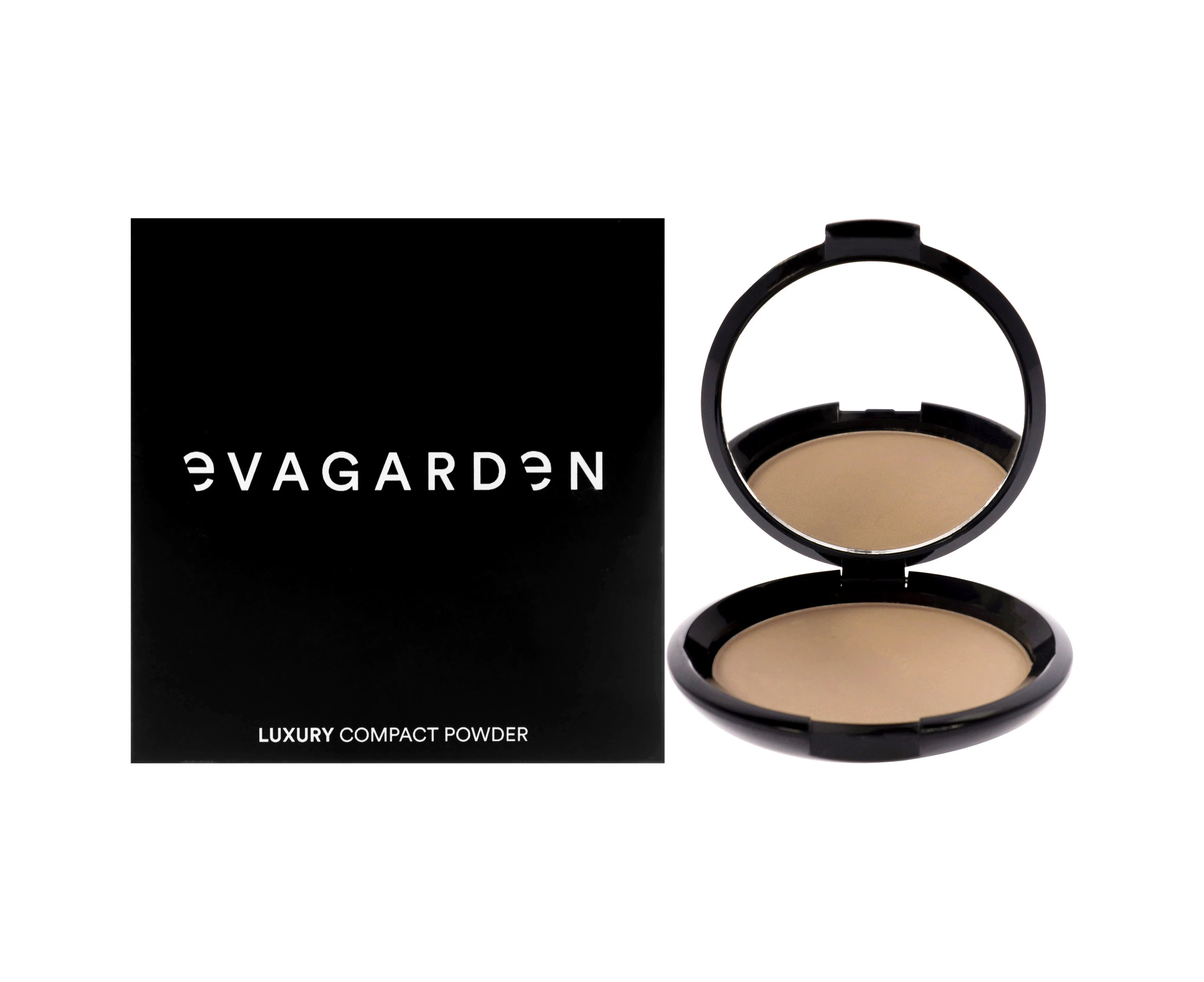 Evagarden Luxury Compact Powder - 886 Light For Women 0.35 oz Powder