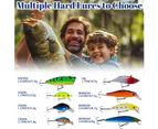 24 Days Christmas Countdown Fishing Lures Set Christmas Advent Calendar Xmas Surprise Fish Tackle Set