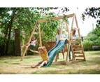 Plum Tamarin Wooden Swing Set - Natural | Durable Outdoor Swing for Kids