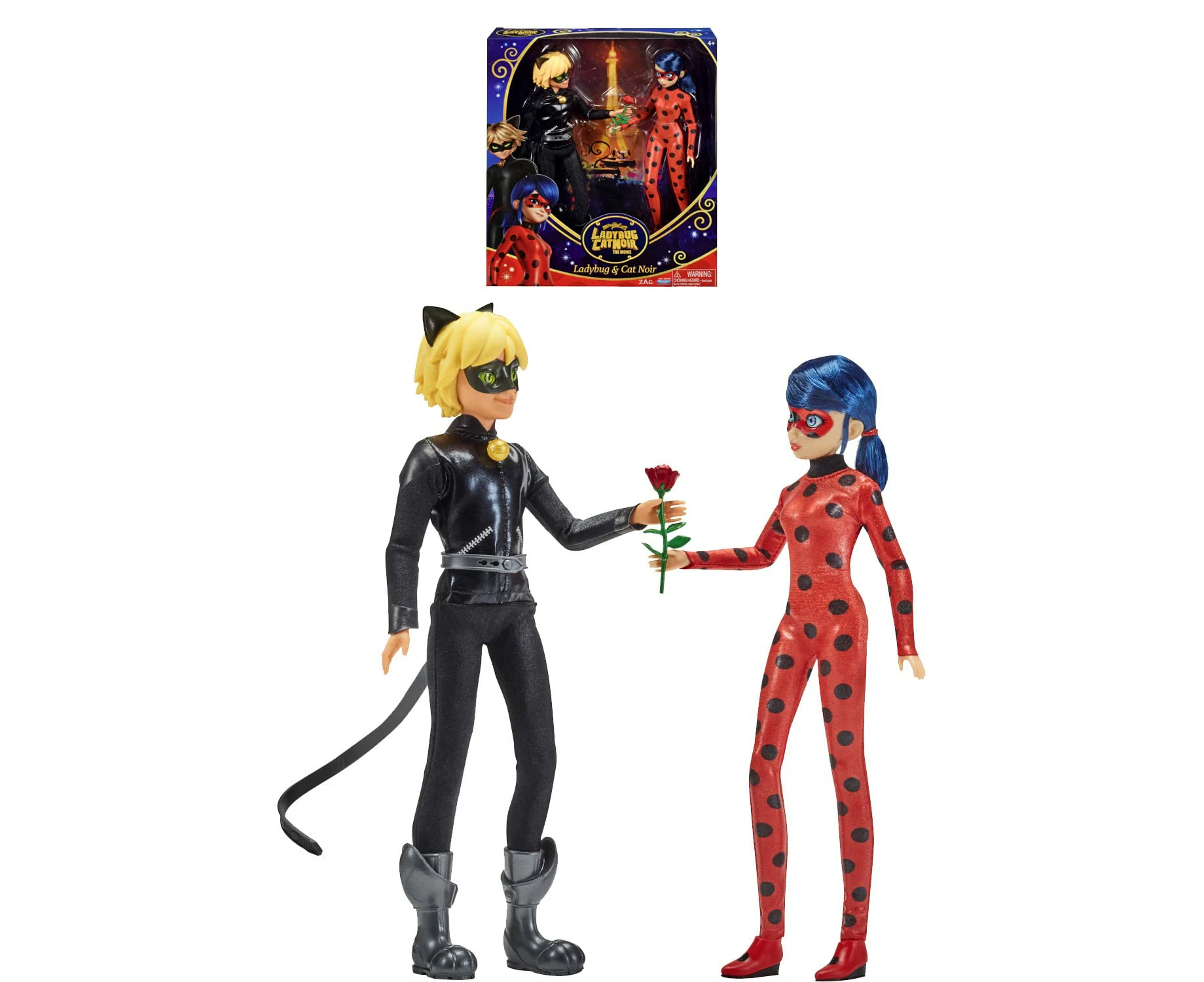 Miraculous: Tales Of Ladybug & Cat Noir - Dynamic Duo 26cm Doll Set! Ready For Action!