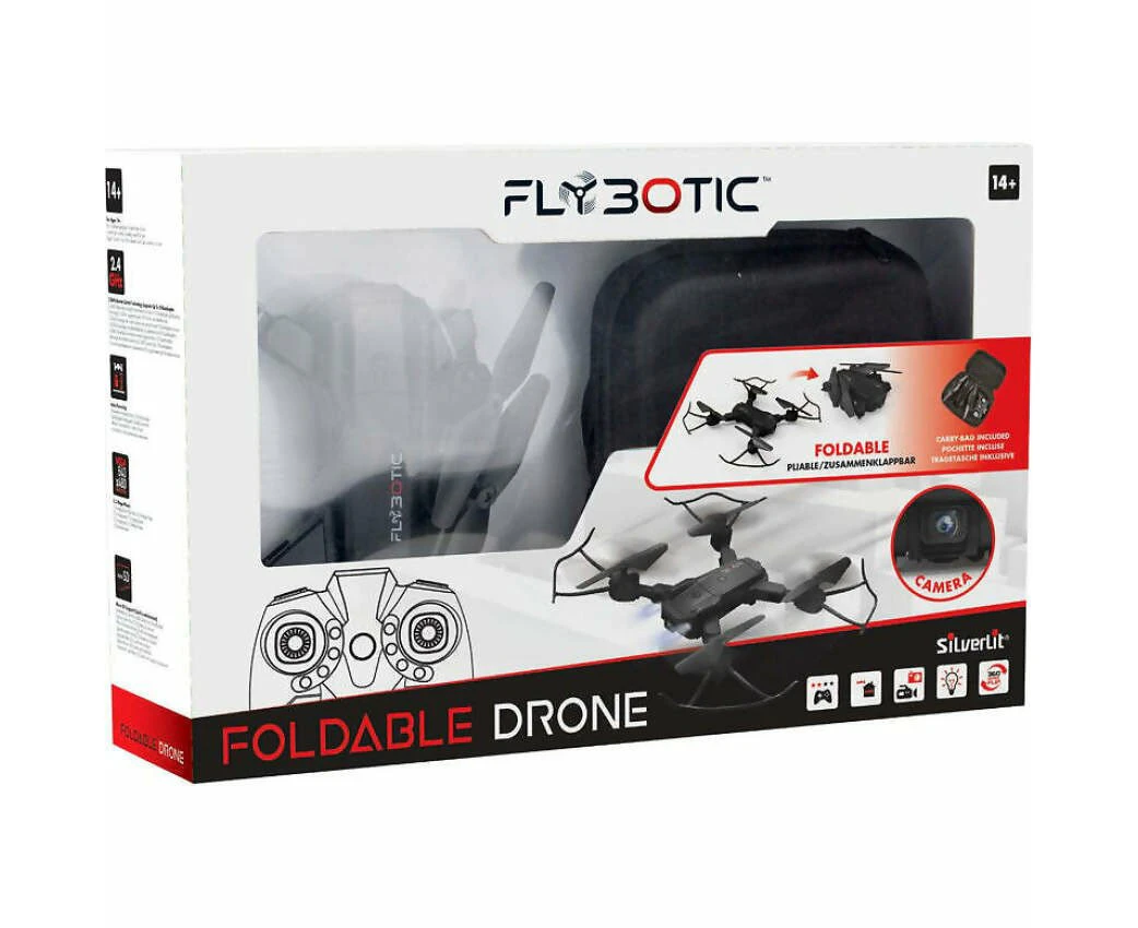 Silverlit - Flybotic Rc Foldable Drone Black