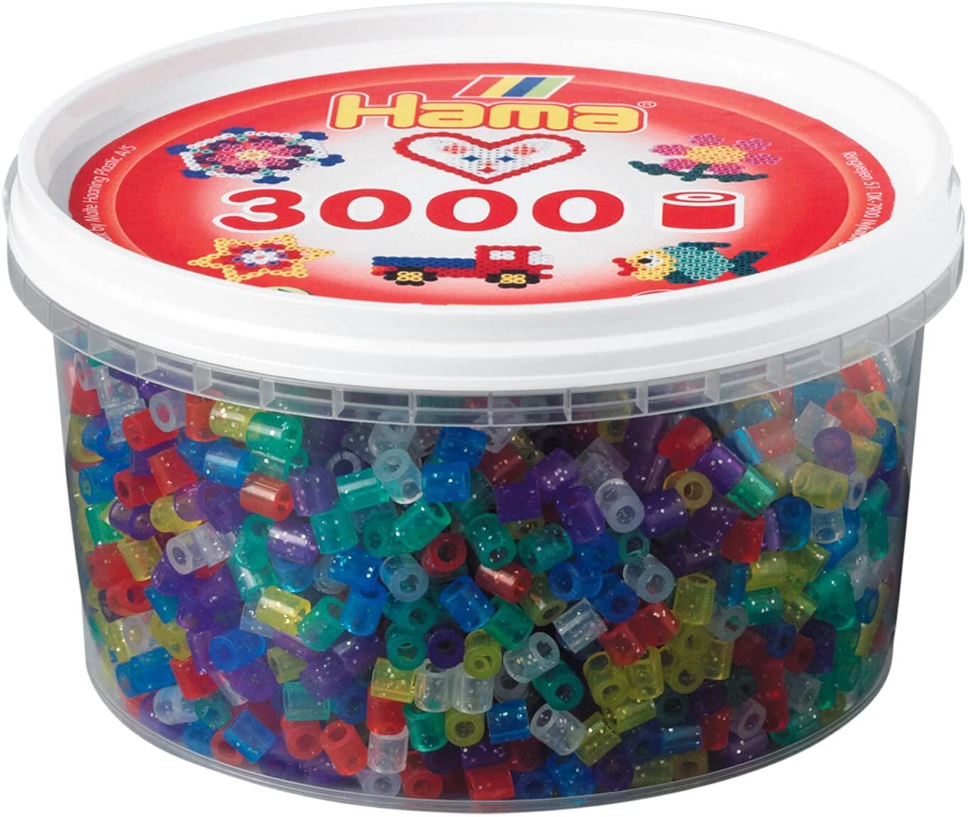 Hama Beads - BeadTubs(3000Beads) - Glitter Mix