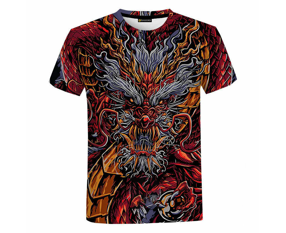 Striking Dragon digitally printed T-Shirt