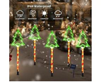 5 Pack LED Christmas Solar Power Ground Stake Outdoor   Pathway  Party Supply Waterproof Solar IP65 Christmas