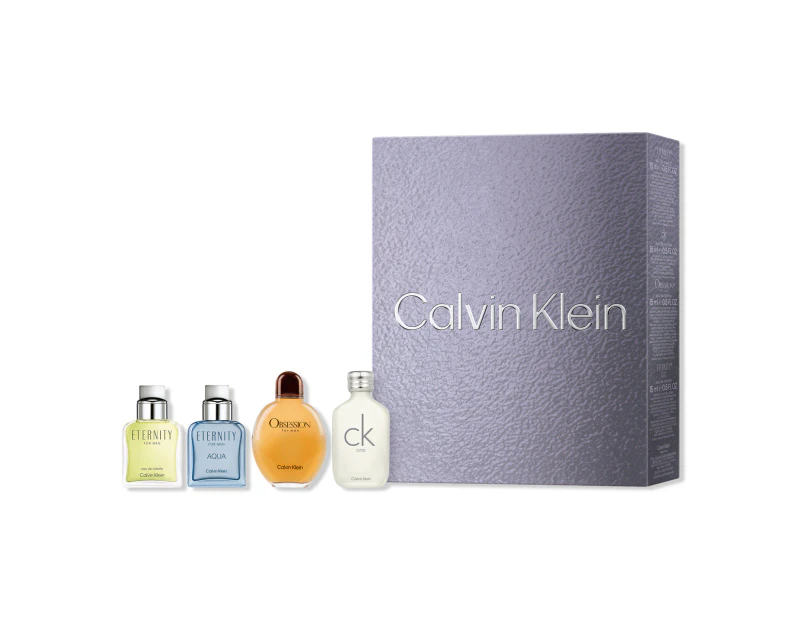 Calvin Klein Men Holiday Coffret EDT 4 x 15ml Gift Set