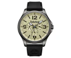 Timberland Men's 46mm Dress Sport Silicone Watch - Cream/Black/Gunmetal