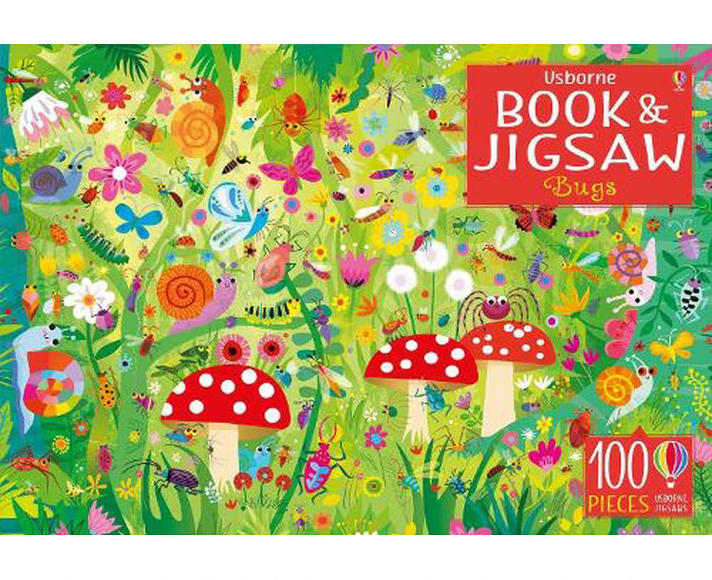 Usborne Book and Jigsaw Bugs