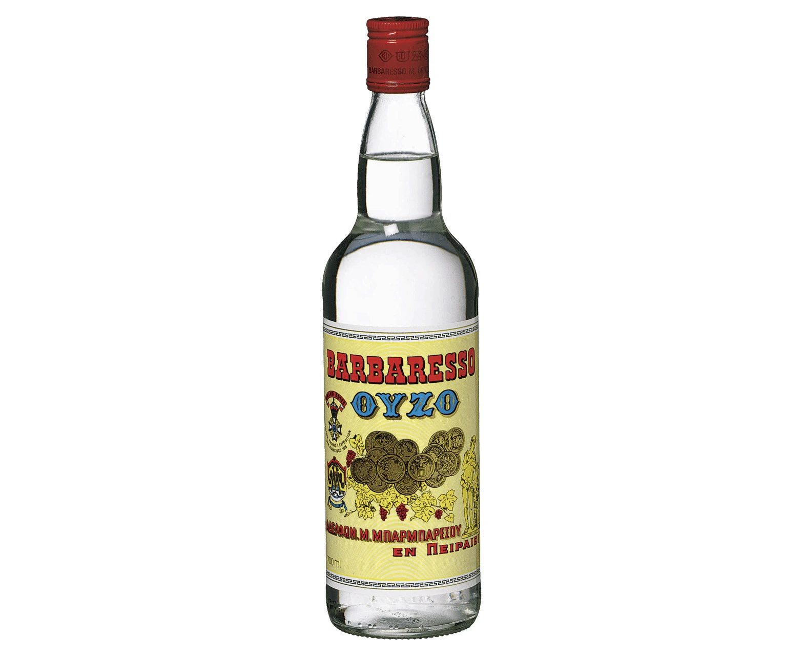 Barbaresso Ouzo 700mL Bottle