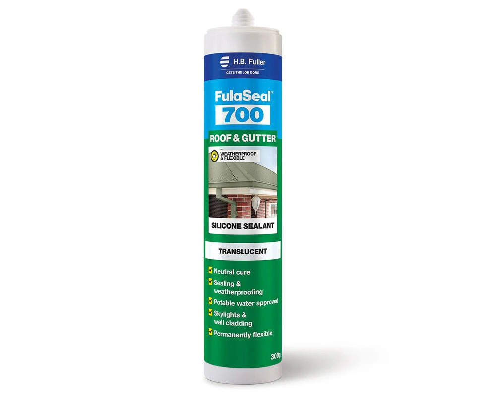 HB Fuller H.B. Fuller Fulaseal 700 Silicone Roof & Gutter Transparent 300g