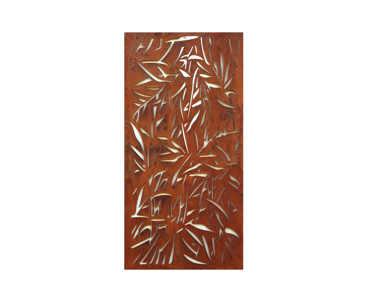 Real Rust Steel Screen Jungle 1800 x 900mm