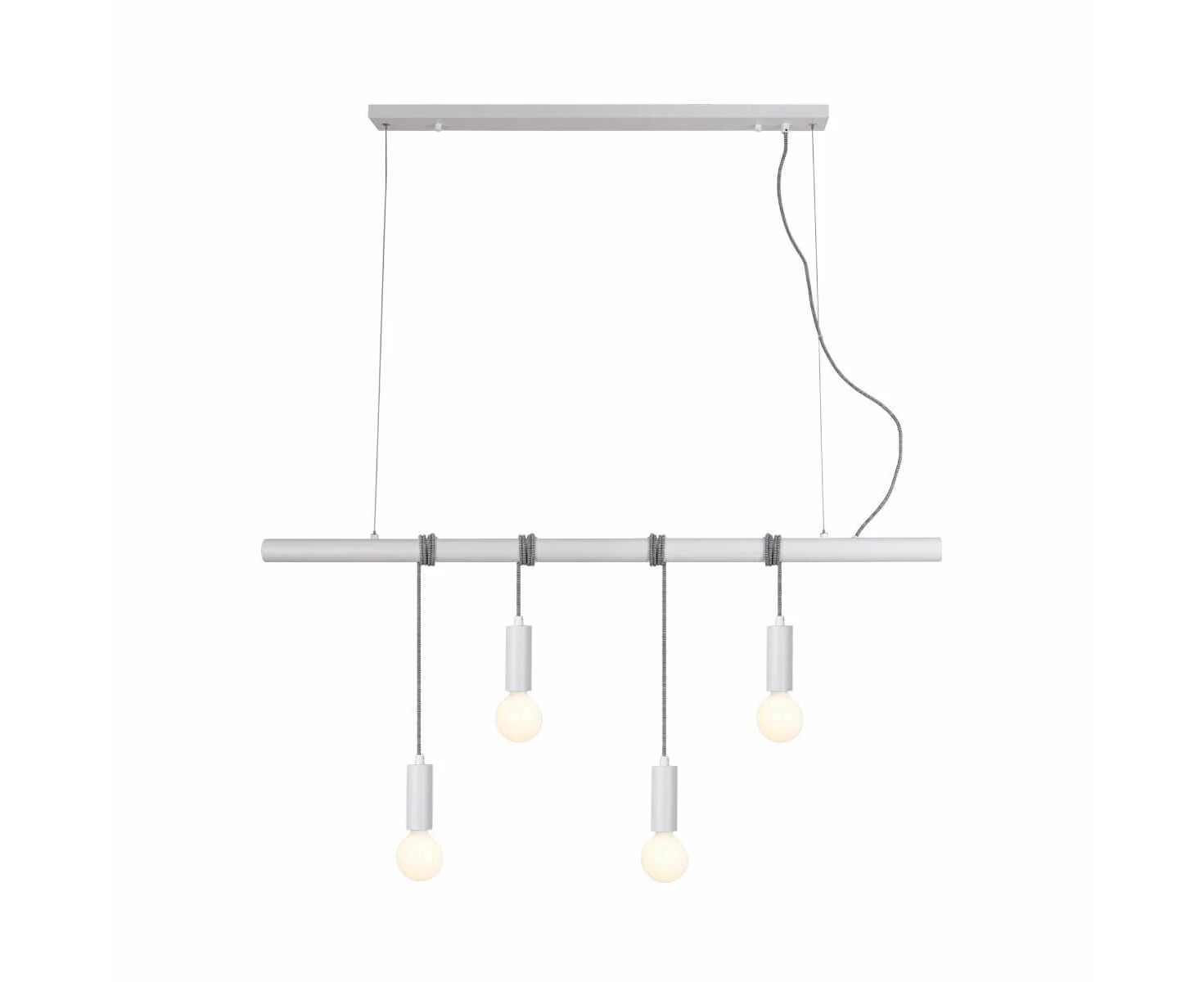 Bikkel 4 Lights Pendant Light - White