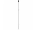 vidaXL Awning Post Set White 300x245 cm Iron