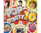 Various Artists : Pop Party 10 Cd Album With Dvd 2 Discs (2012) Pre-owned