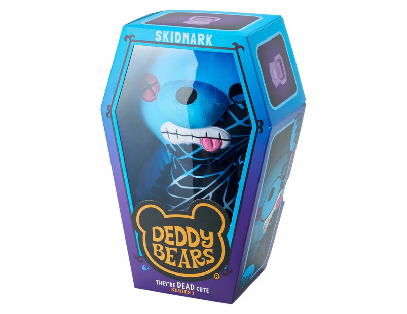 Deddy Bears 12" Skidmark in Coffin Plush Toy