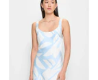 Sleeveless Satin Slip Dress - Preview