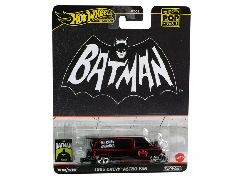 Hot Wheels Premium Pop Culture Batman 1985 Chevy Astro Van