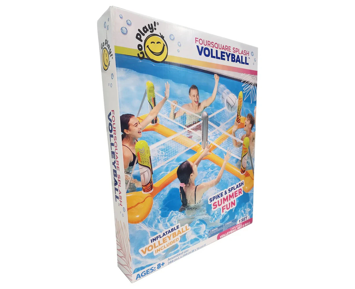 Go Play! Foursquare Splash Volleyball