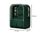 Mini air conditioner mobile cooler / humidifier / USB fan with water tank and adjustable speeds Air Cooler, Air Conditioner for home and office - Green