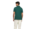 Tommy Hilfiger Mens Stretch Cotton Regular Fit Polo Shirt - Ornamental Green