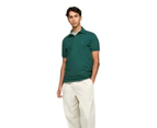 Tommy Hilfiger Mens Stretch Cotton Regular Fit Polo Shirt - Ornamental Green