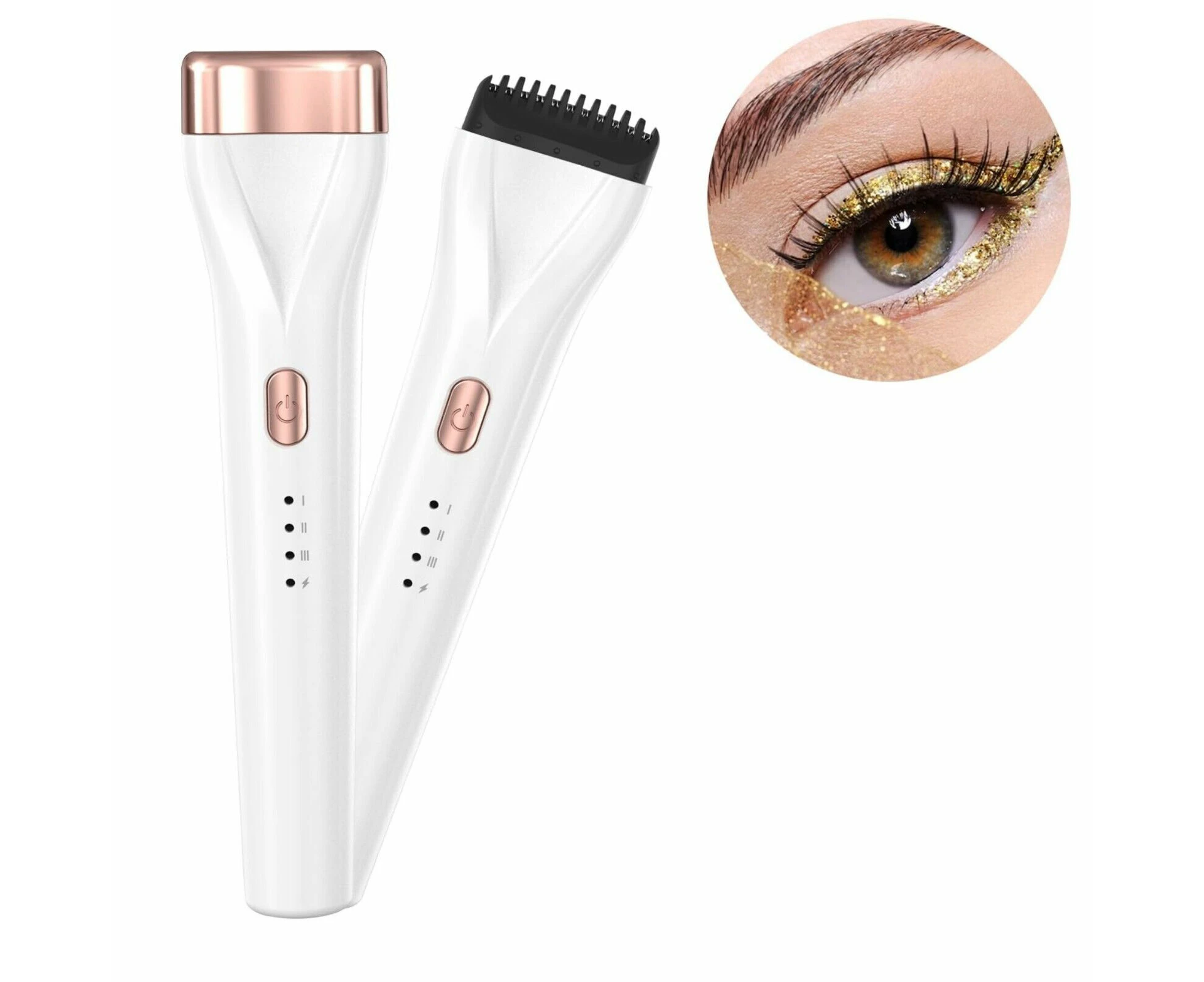 Electric Heated Eyelash Curler Eye Lash Curling Lashes Makeup Tool Rechargeable