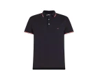 Tommy Hilfiger Mens Cotton Tipped Slim Fit Polo Shirt - Blue