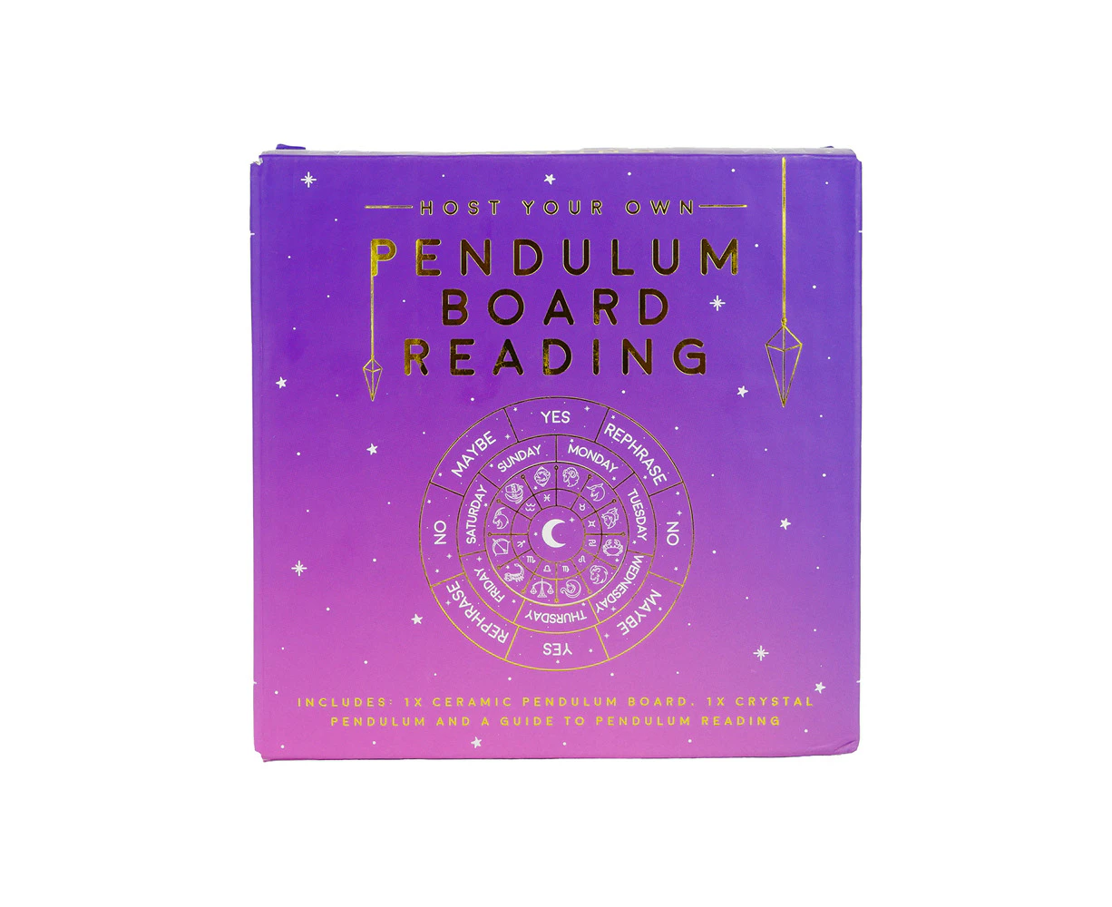 Gift Republic Host Your Own Pendulum Board Reading Kit Party Game 14x14cm