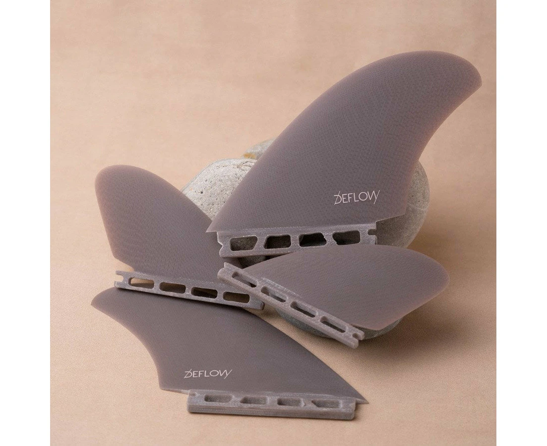 Deflow QUAD FINS FISH QUAD - fits FUT / single tab compatible