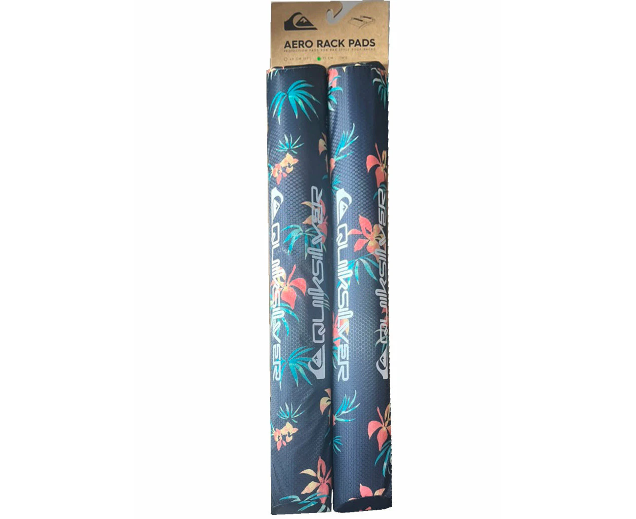 Quiksilver Aero Roof Rack Protection Pads - Single width 43cm - HAWAIIAN FLORAL