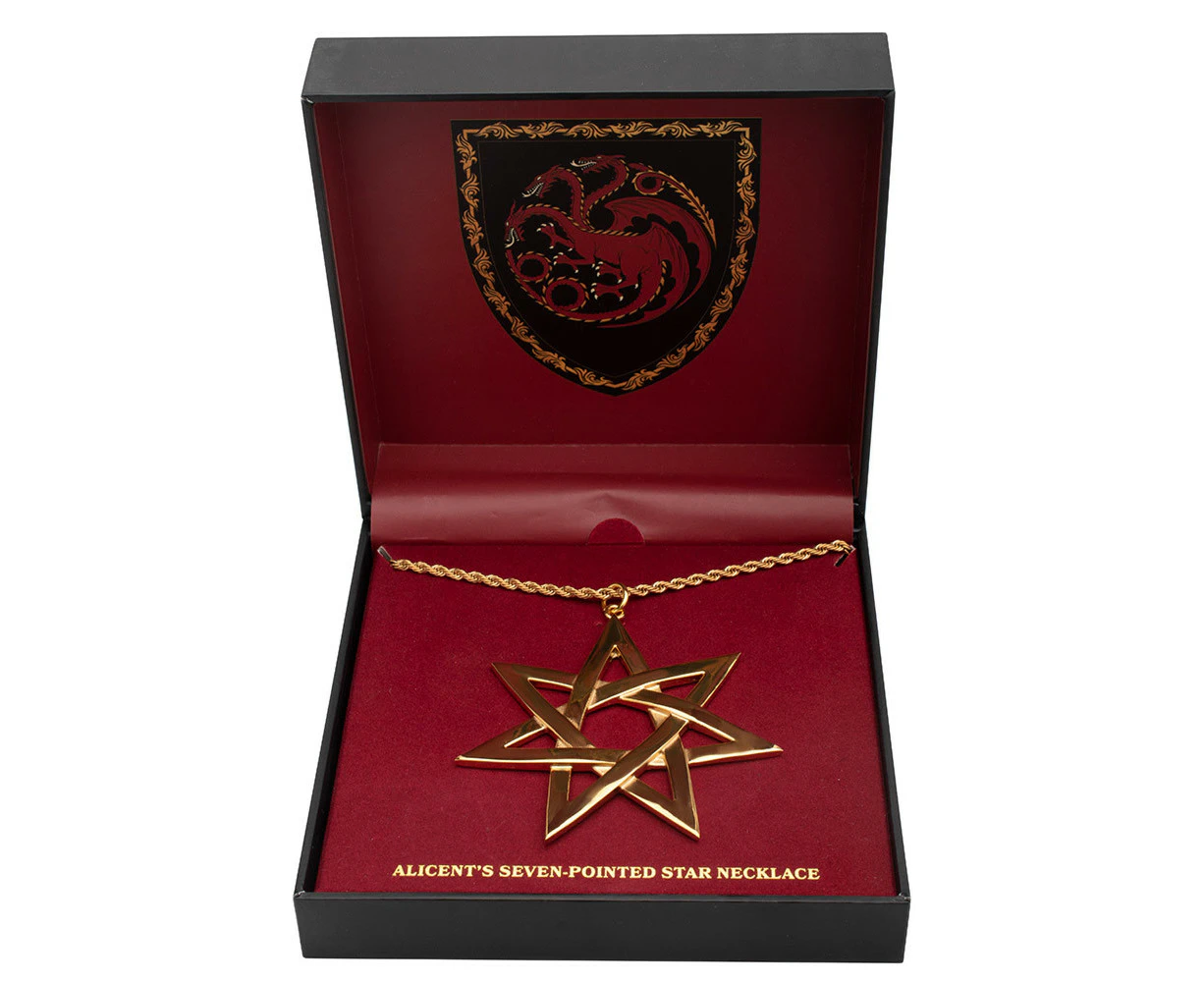 Game of Thrones - House of the Dragon - Alicent's Seven-Pointed Star Necklace Replica