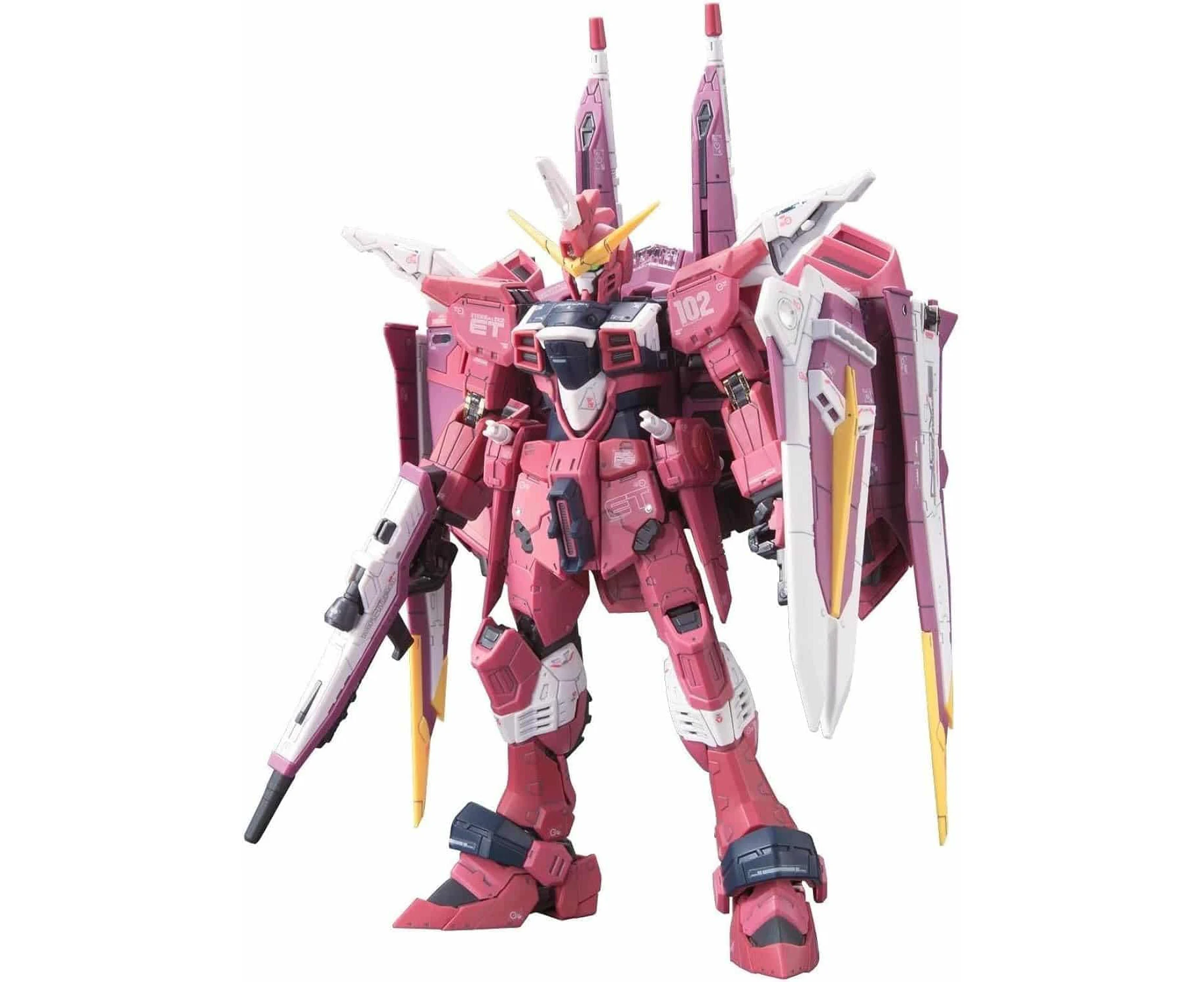 Gundam: Rg 1/144 Justice Gundam! Justice Prevails With Iconic Backpack & Weaponry!