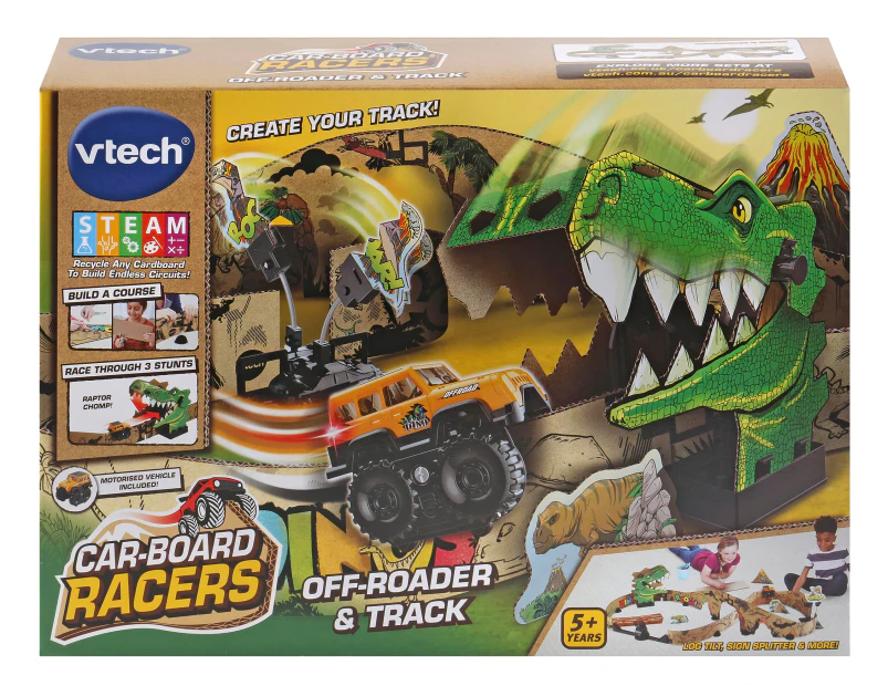 Vtech Car-board Racers Off-roader & Track - Stem - 563303 - Multicoloured