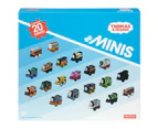 Thomas & Friends Minis Toy Train Pack, Set Of 20 Miniature Push-along Engines And Railway Vehicles