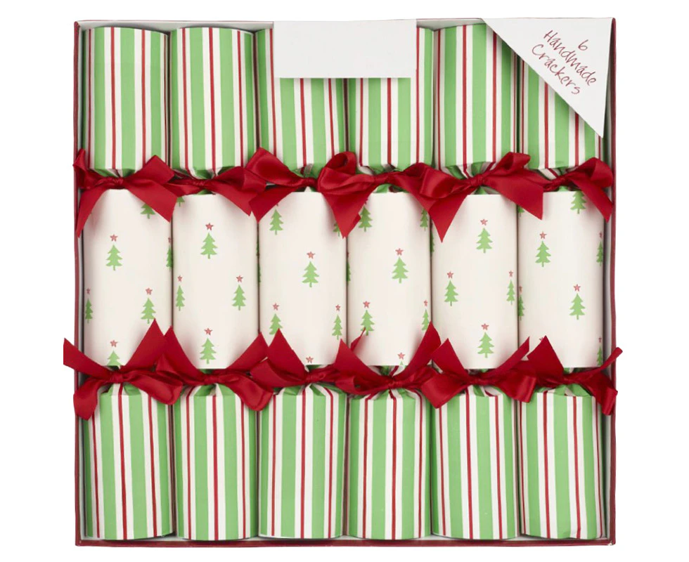 Pepermint Tree Christmas Crackers 6pk