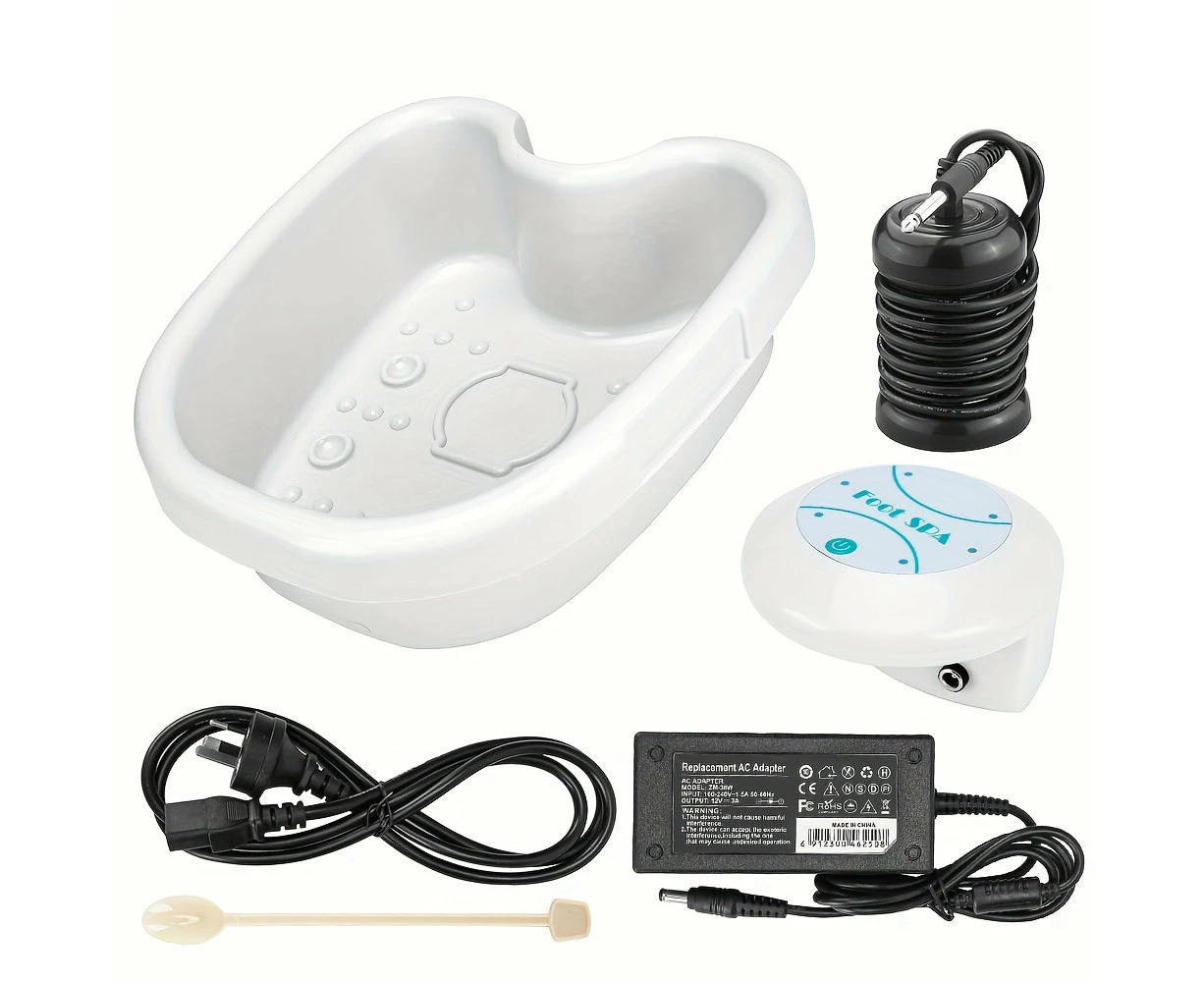 NNETM Foot Bath Spa Machine Tub(White)