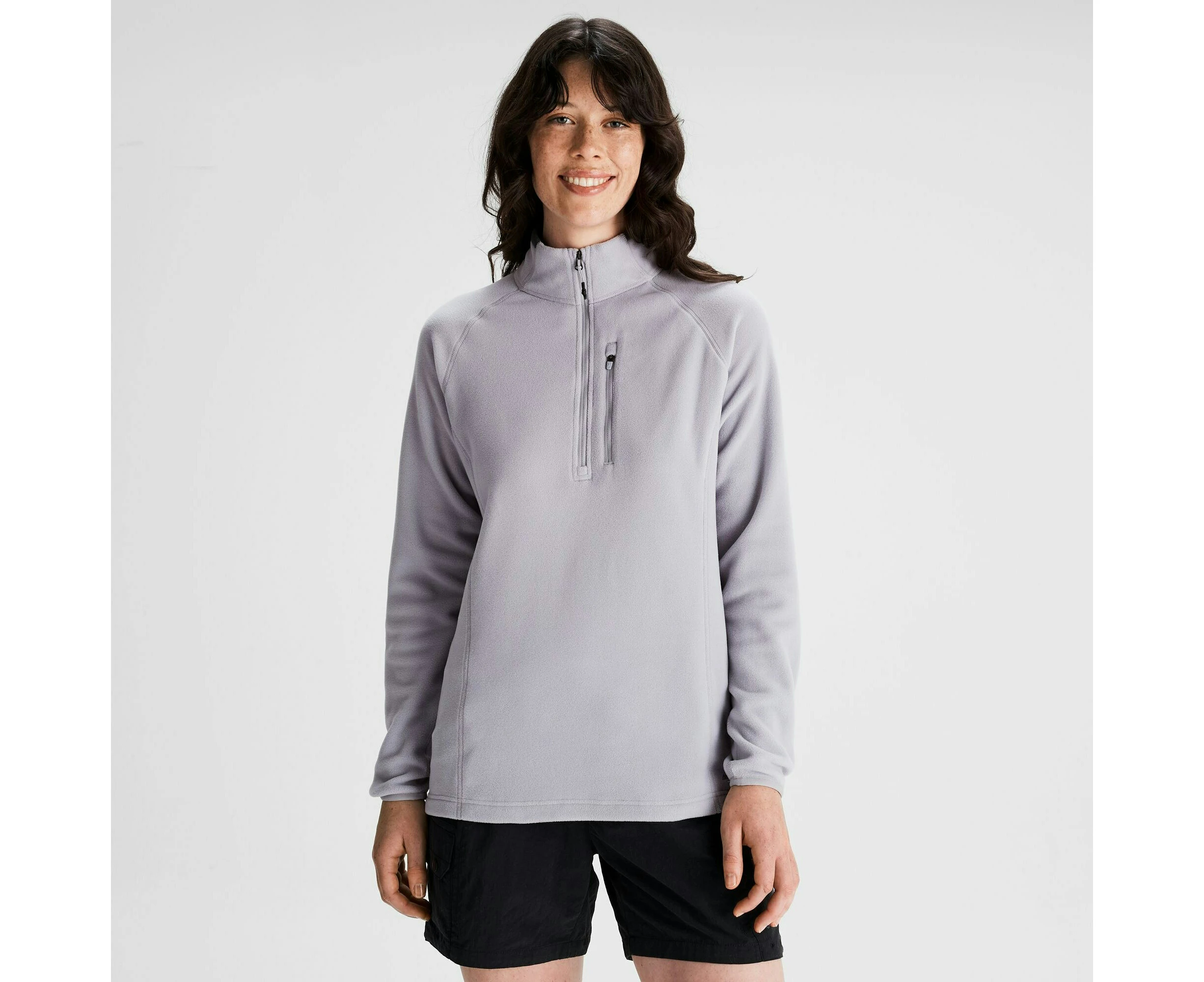 Kathmandu Women's Ridge 100 PrimaLoft Bio Pullover - Light Haze