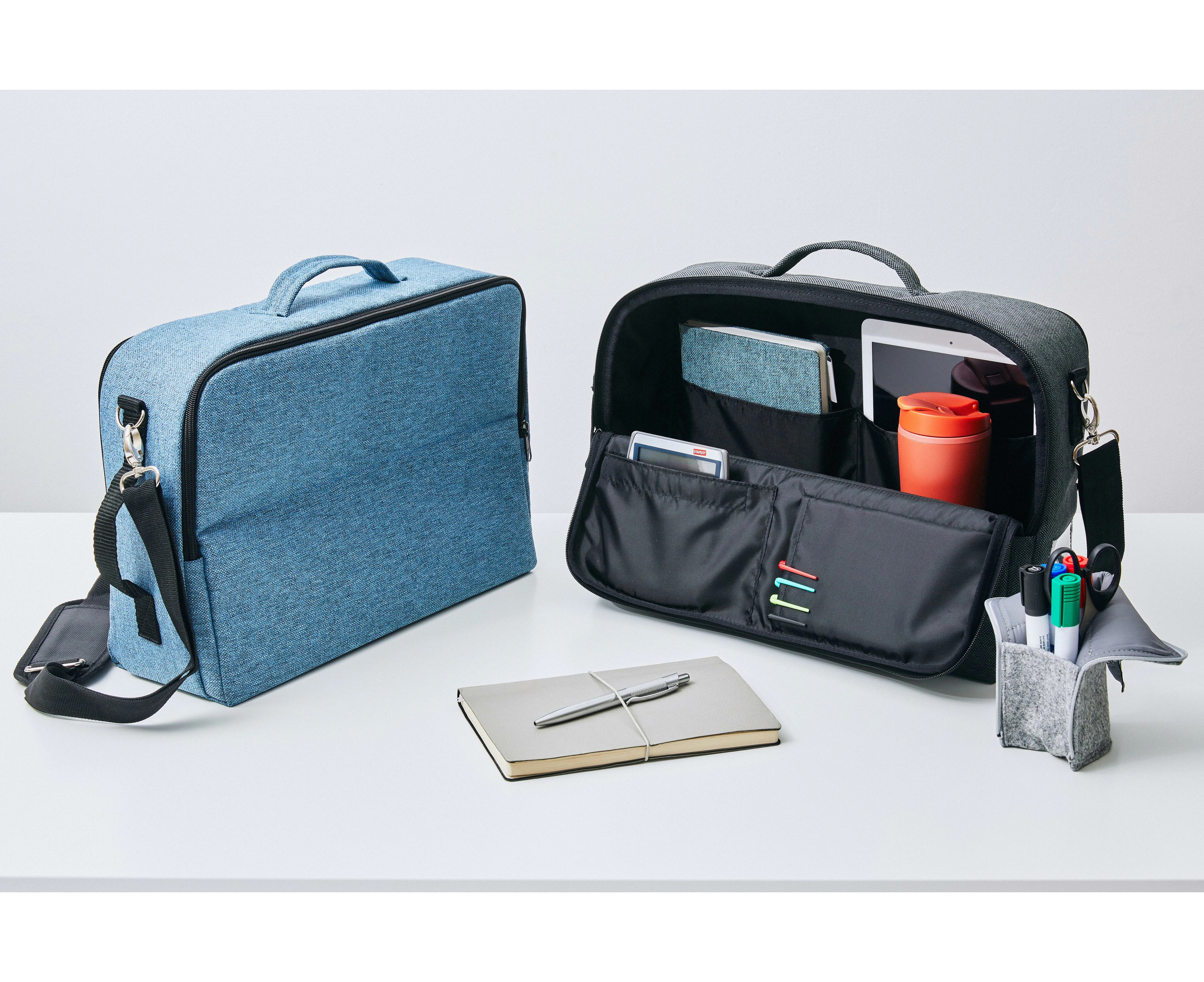 Laptop & Exapandable Office Bag - Quench Blue