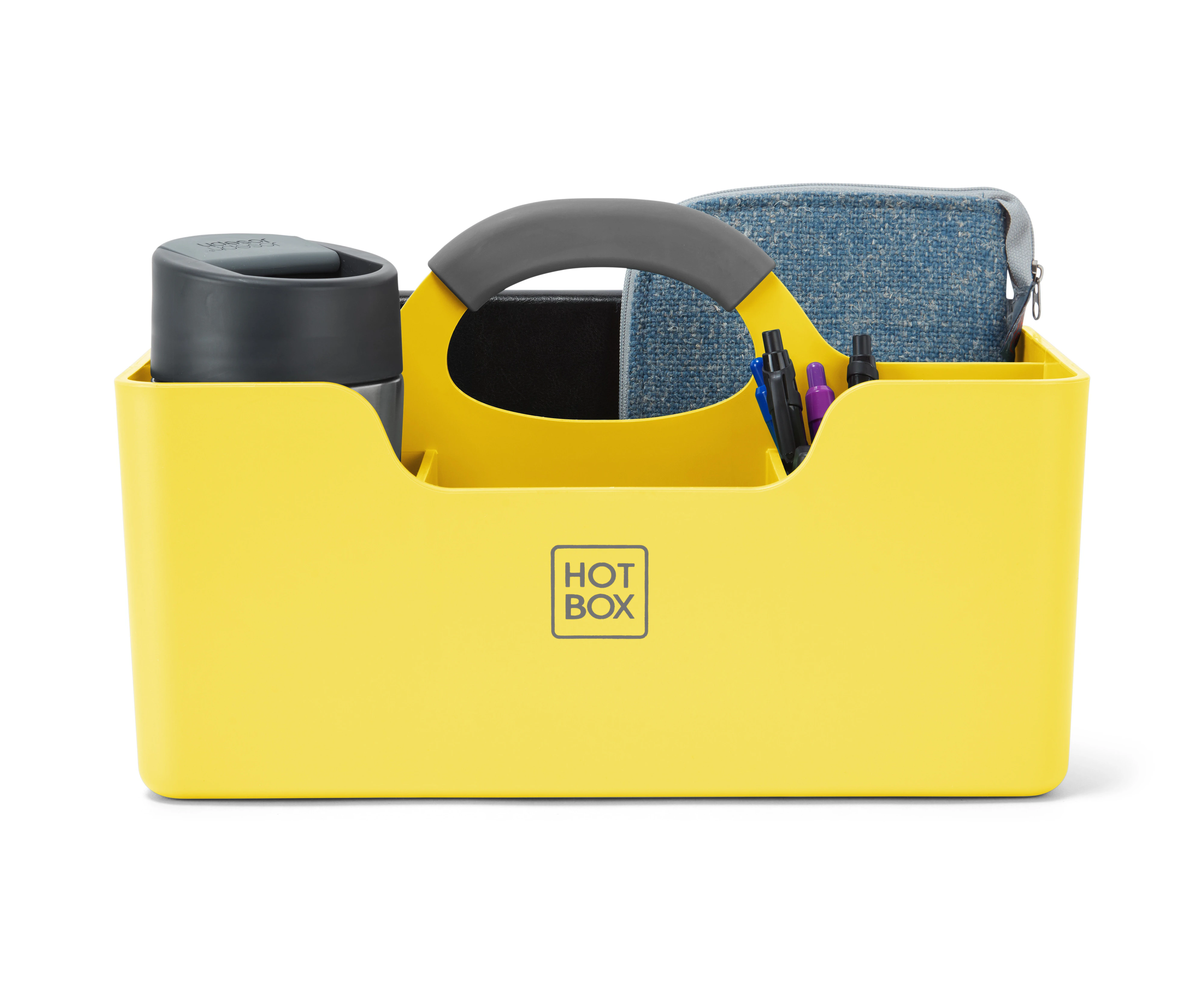 Mobile Desk Caddy for Tablet - Yellow