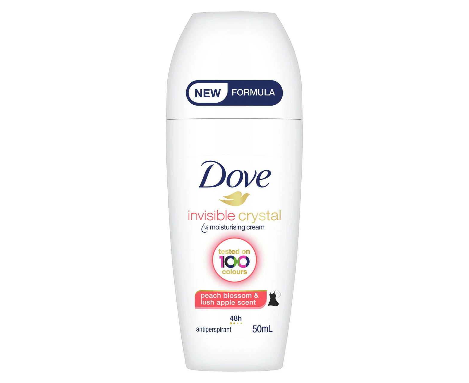 Dove Invisible Crystal Anti-Perspirant Roll On Deodorant 50ml