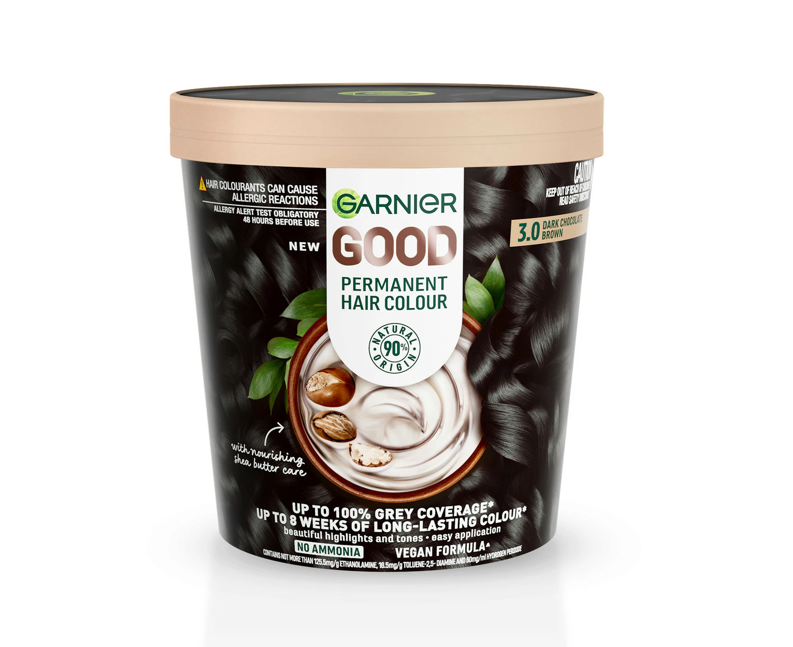 Garnier Good Permanent Hair Colour 3.0 Dark Chocolate Brown