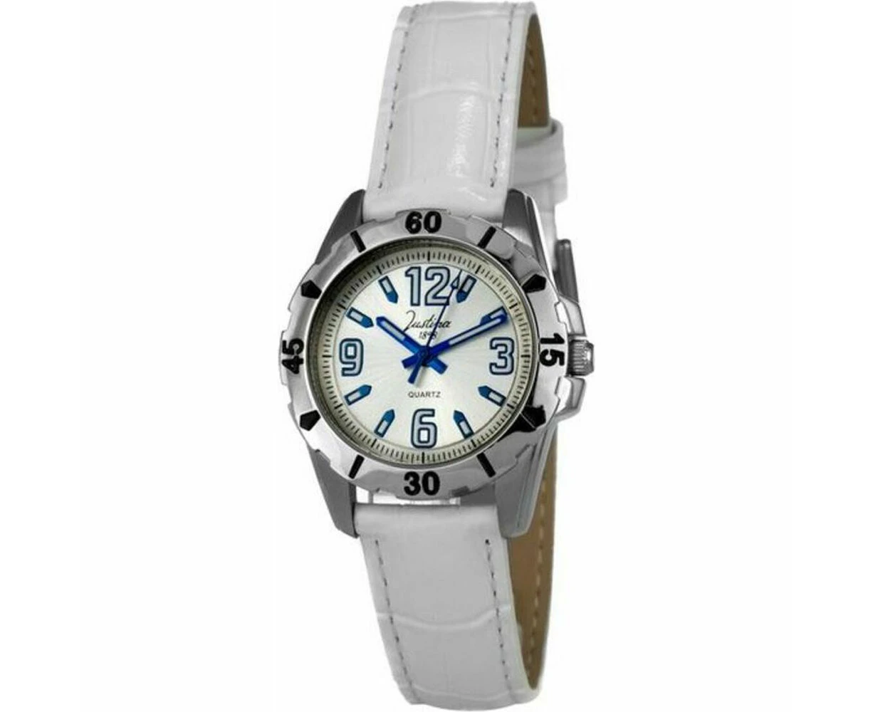 Ladies' Watch Justina 21983 Timeless Elegance In Silver And Black